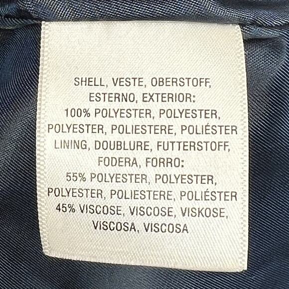 Anthropologie Ett Twa Teal Blue Green Floral Puffer Jacket XS Zip Up - Picture 13 of 14